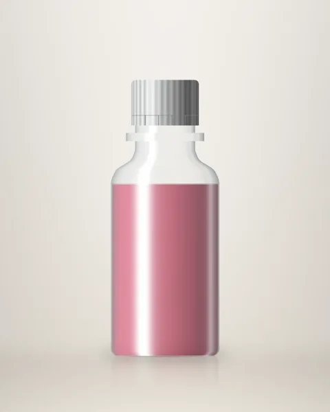 100 ml clear syrup bottle