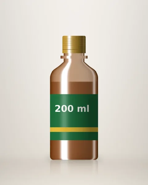 200 ml ayurvedic tonic bottle
